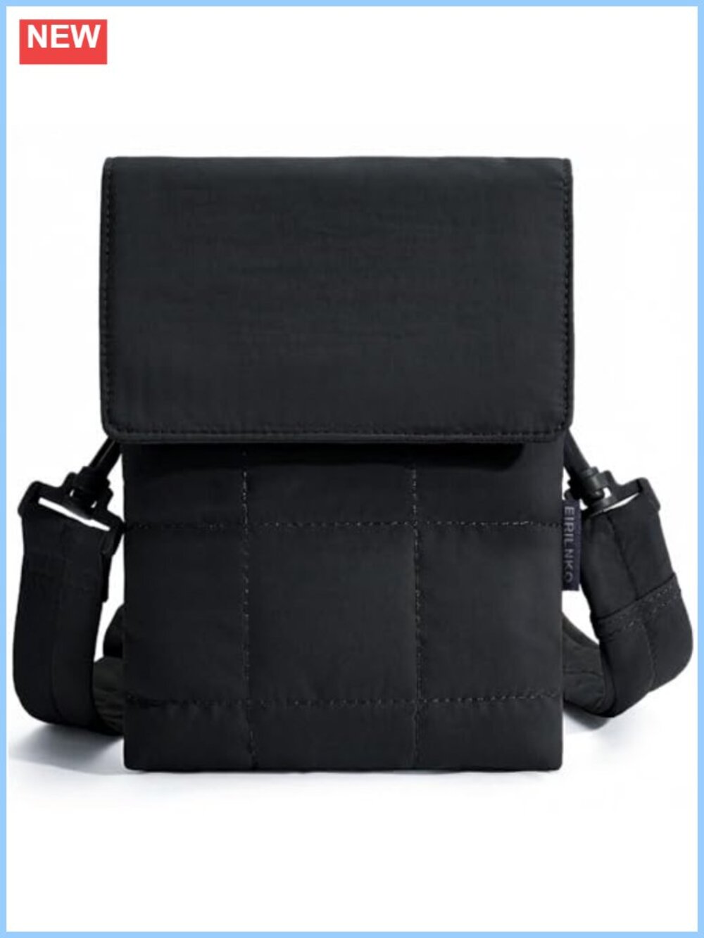 RFID Small Crossbody Bag Lightweight Nylon Puffer Phone Purse Women